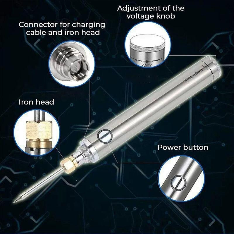 Wireless Charging Soldering Iron
