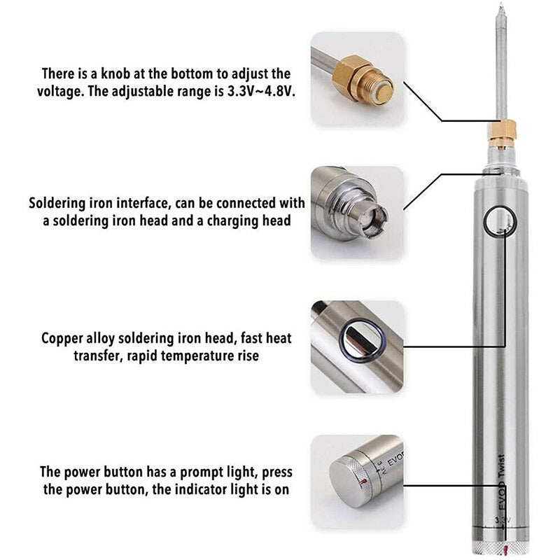 Wireless Charging Soldering Iron